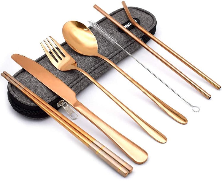 Annvchi Eco Friendly Utensils Set (8-Pieces)