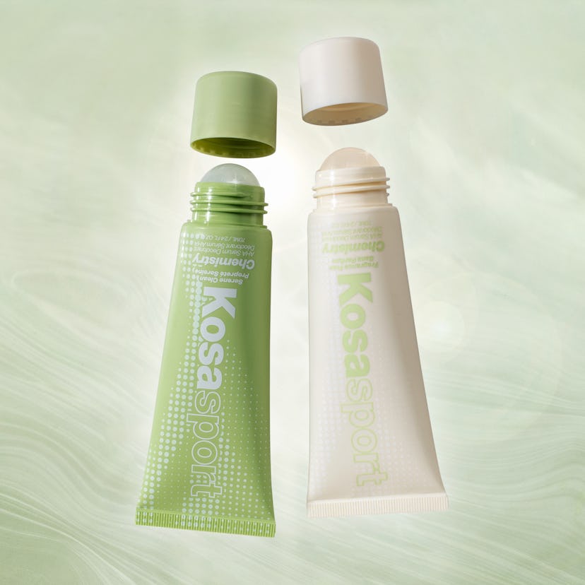 Kosas' new Chemistry AHA Serum Deodorant have roller ball applicators