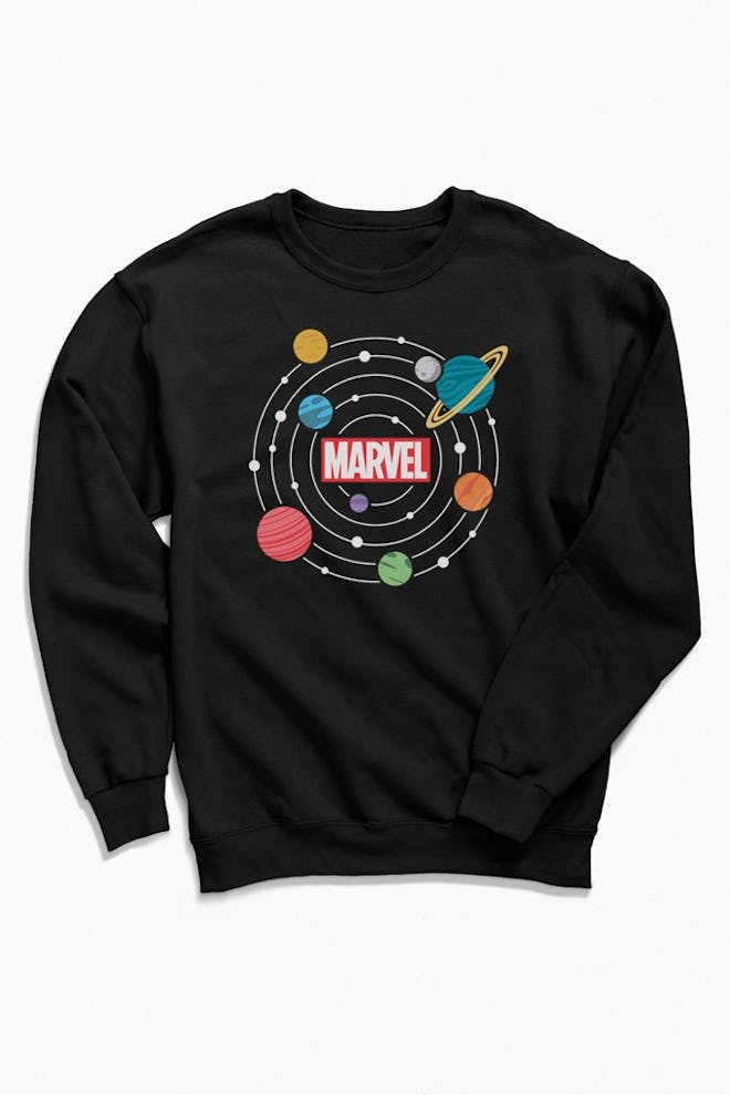 Marvel Solar System Logo Neck Sweatshirt