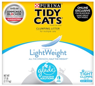 Purina Tidy Cats LightWeight Glade Clumping Cat Litter  (17 Pounds)