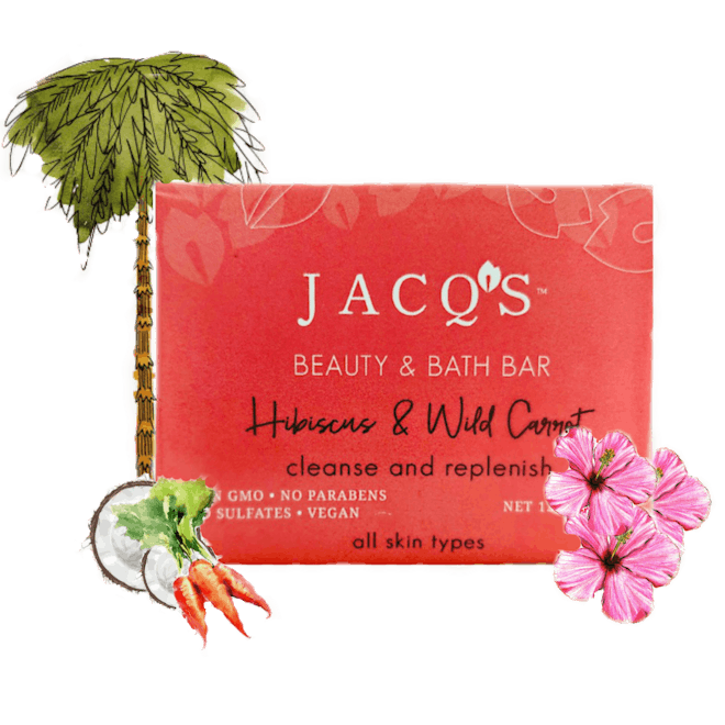 Wild Hibiscus & Carrot Cleansing Bar