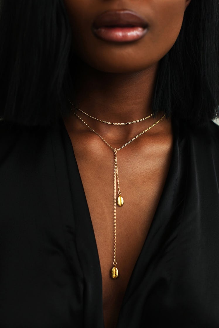 OmiWoods The Cowrie Infinity Necklace
