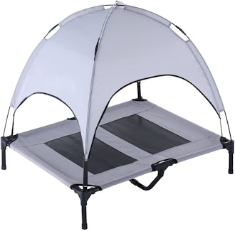 Superjare Elevated Pet Cot With Canopy