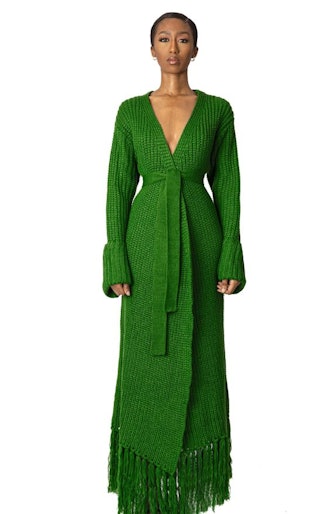 Hanifa Maya Knit Cardigan Dress