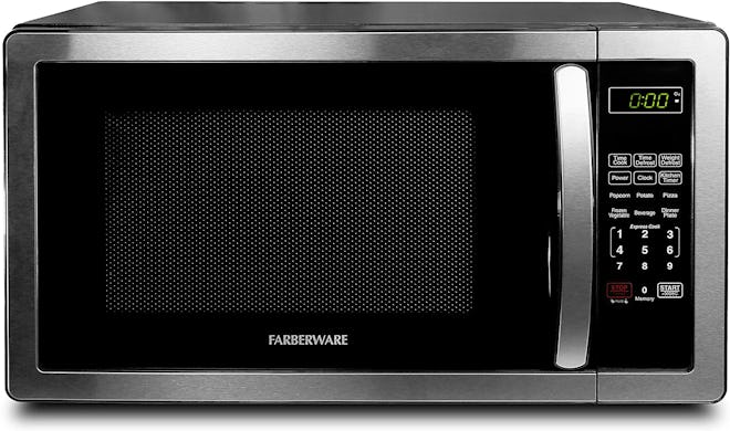 Farberware Stainless Steel Countertop Microwave Oven (1.1 Cubic Feet)