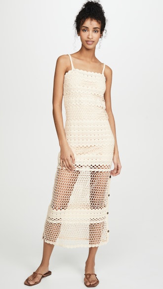Stella Crochet Maxi Dress  