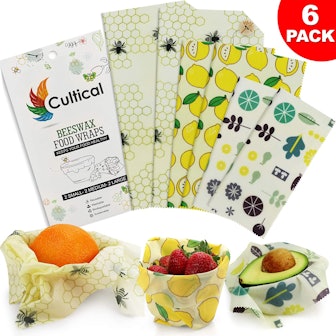 Cultical Beeswax Food Wrap 6-Pack Set