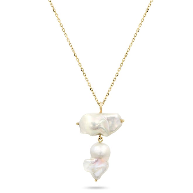 Double Baroque Pearl Necklace