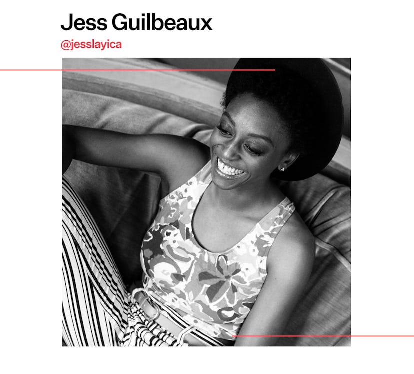 Lesbian Jess Guilbeaux in black and white