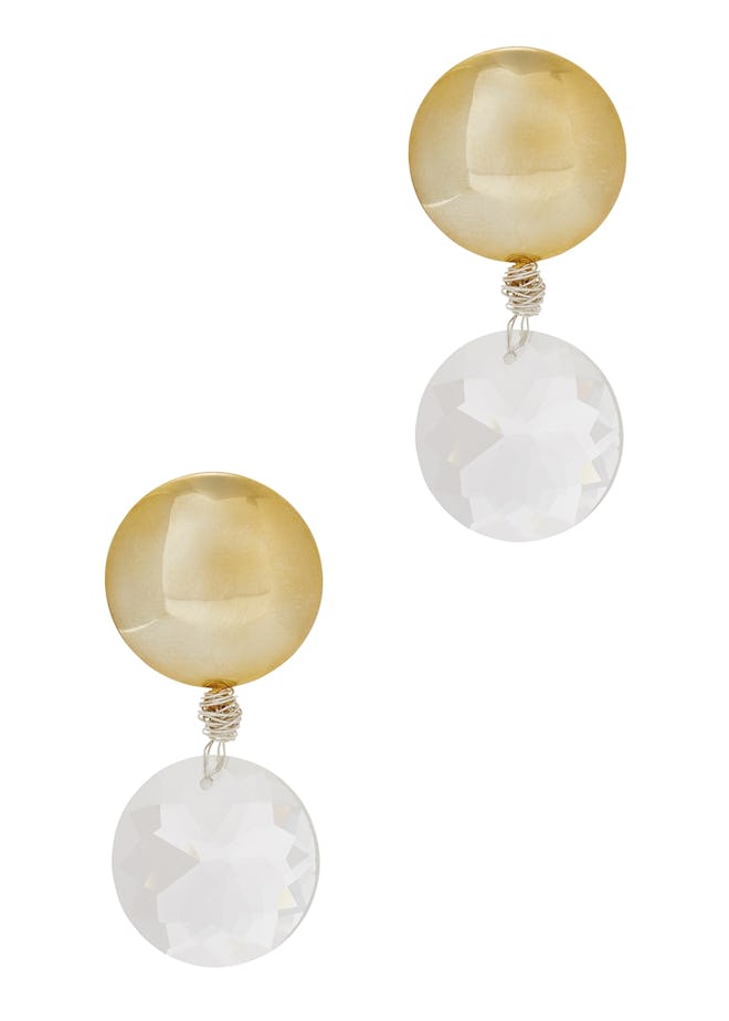 Gold-Plated Clip-On Earrings