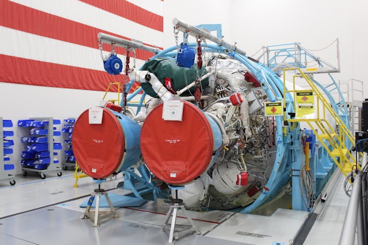 An American RD-180, prepping to carry a Boeing CST-100 Starliner into space. 