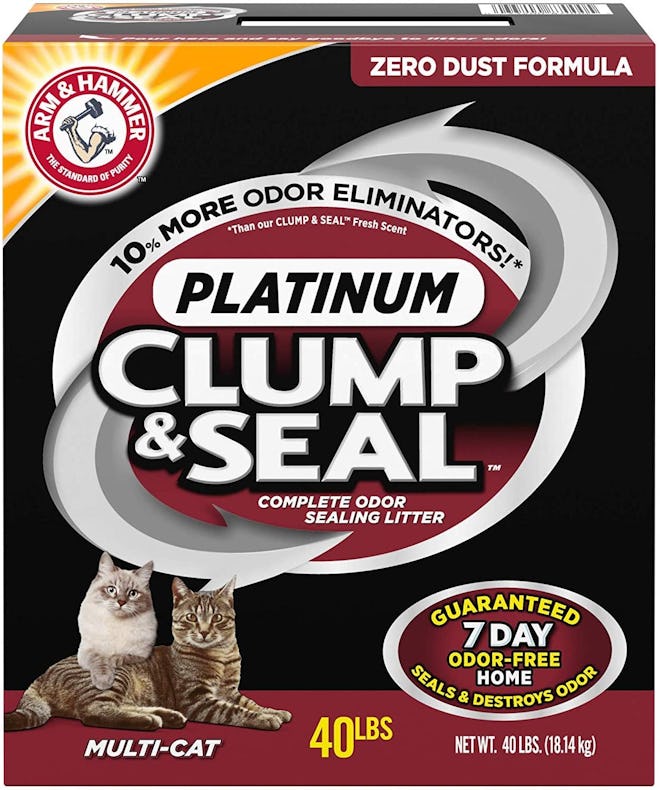 Arm & Hammer Clump & Seal Platinum Multi-Cat Litter (40 Pounds)