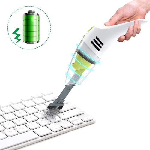 MECO Rechargeable Wet / Dry Cordless Desk and Keyboard Vacuum Cleaner
