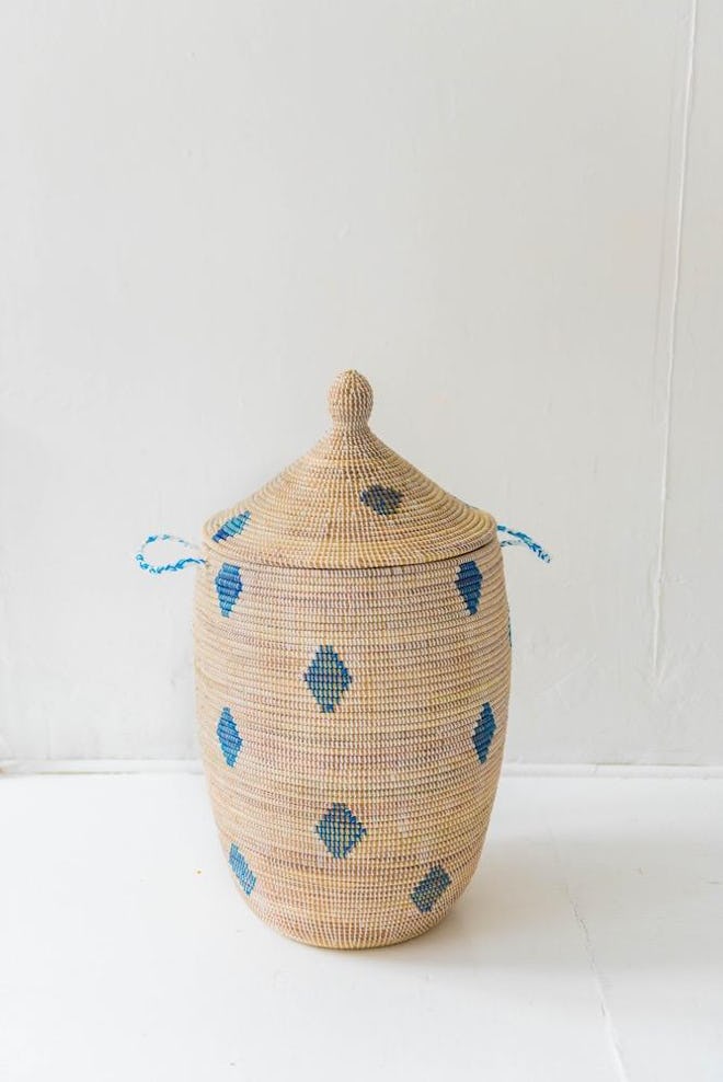 Griot Basket With Dot Pattern