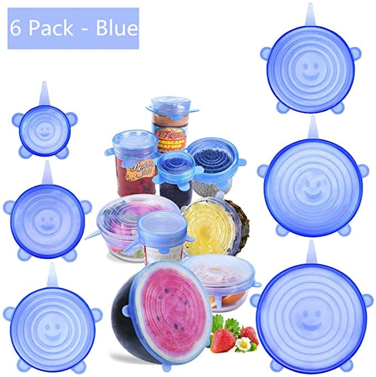 Be-one Silicone Stretch Food Covers (6-Pack)