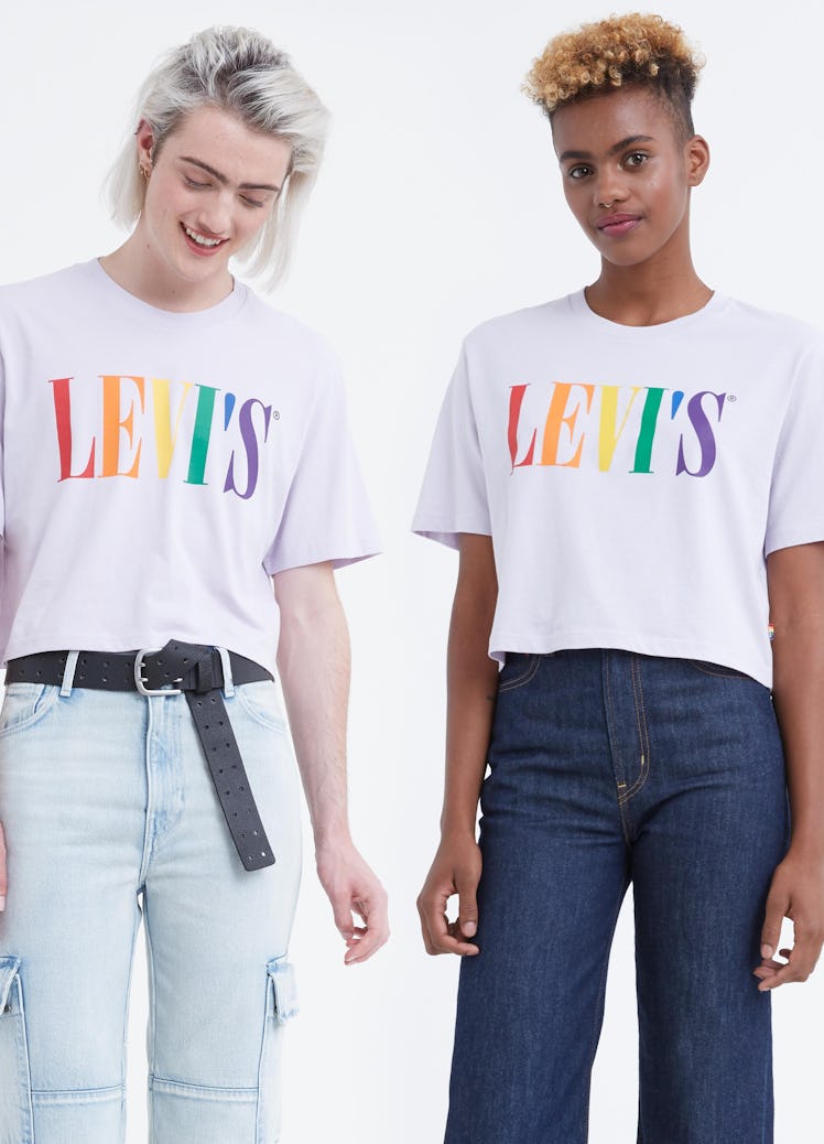 Levi's® Pride Community Cropped Tee Shirt