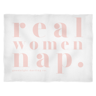 Real Women Nap Fleece Blanket