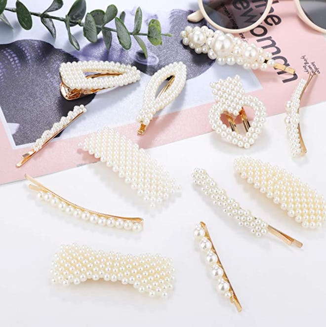 Milacolato Pearl Hair Clips (21-Pack)