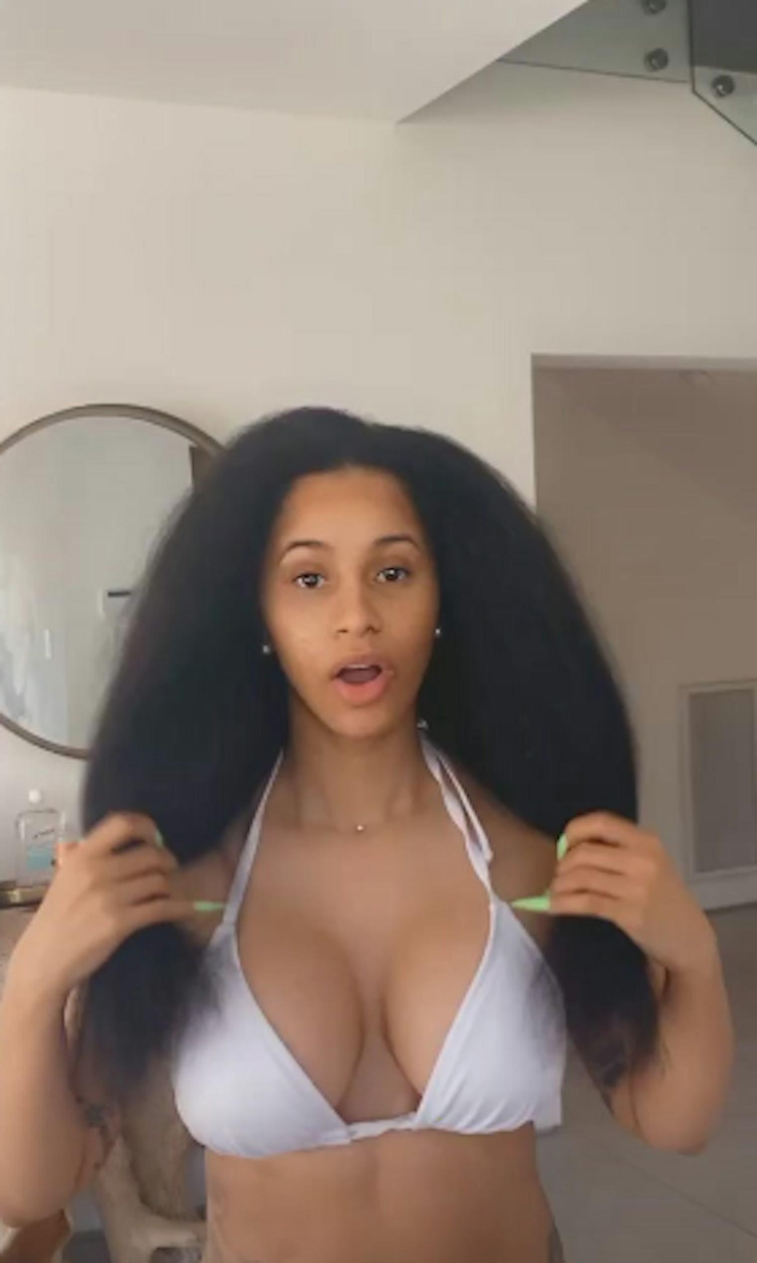 Cardi B’s Favorite DIY Hair Mask Consists Of Mayonnaise and Avocado