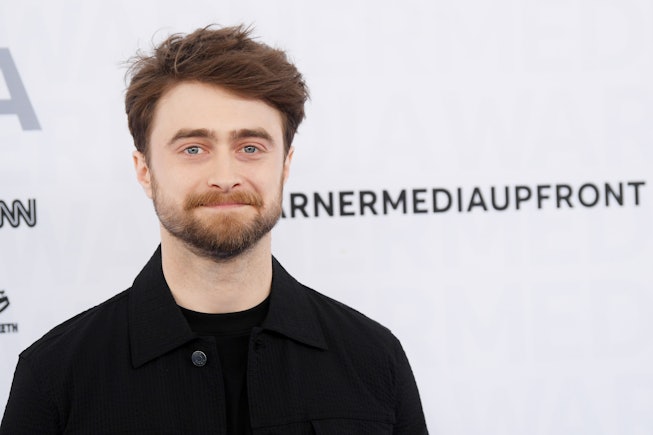 Daniel Radcliffe of TBS’s Miracle Workers attends the WarnerMedia Upfront 2019 arrivals on the red c...
