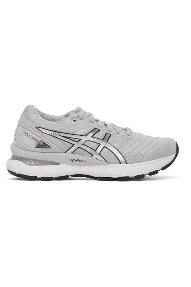 Grey & Silver GEL-Nimbus 22 Platinum Sneakers