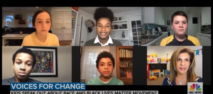 Hoda Kotb spoke to some kids about Black Lives Matter. 