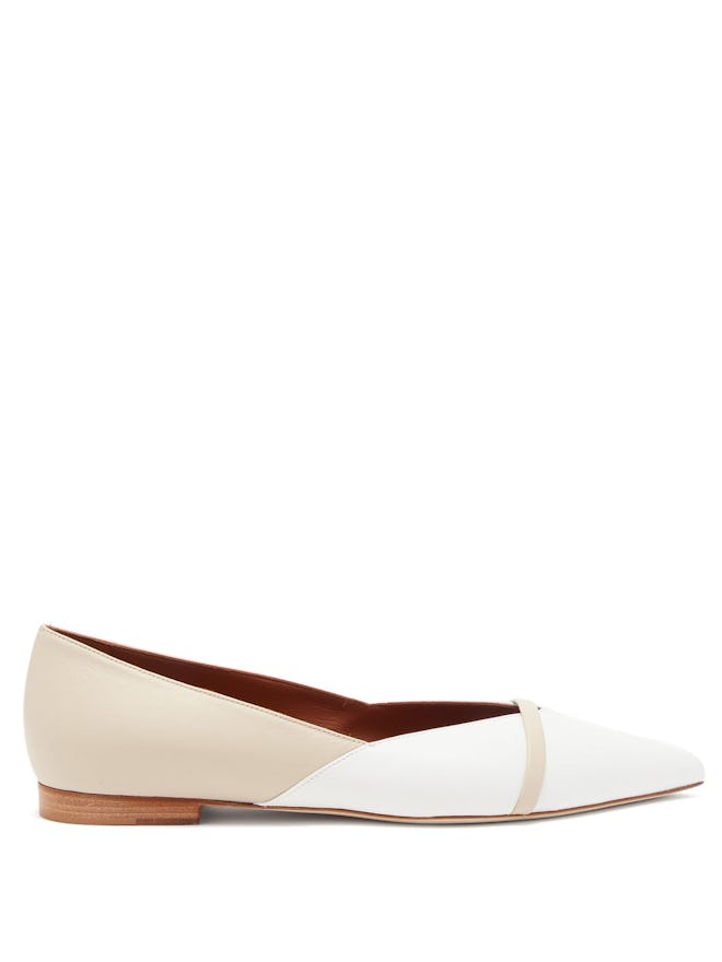 Colette Point-Toe Leather Flats