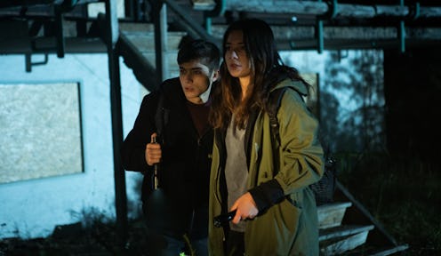 Federico Russo as Mauro and Margherita Morchio Daria in 'Curon' Season 1