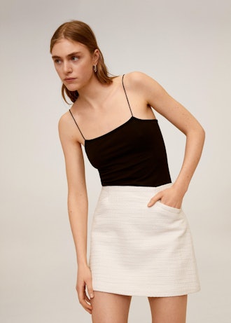 Tweed Miniskirt 