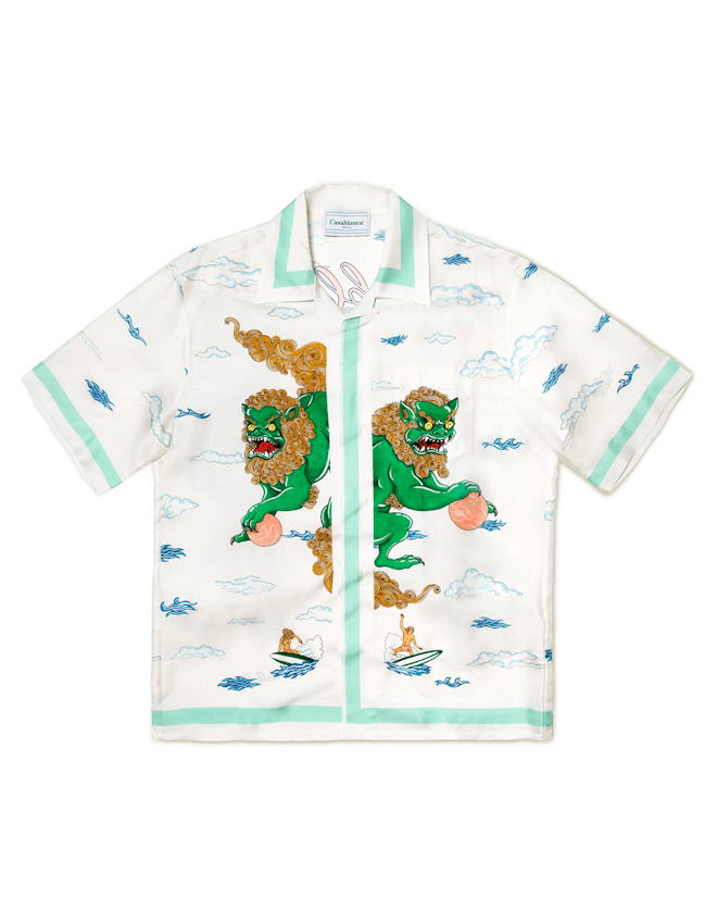 Souvenir De L'Archipel Silk Shirt