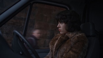 Scarlett Johansson stars in 'Under the Skin,' a 2013 science fiction thriller about an alien who pre...