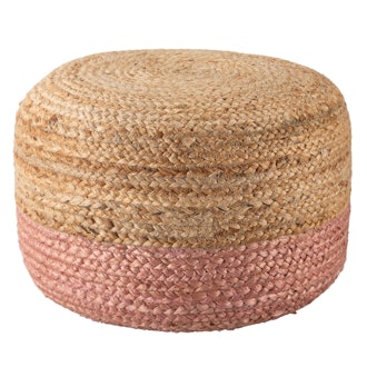 The Curated Nomad Jute Pouf 