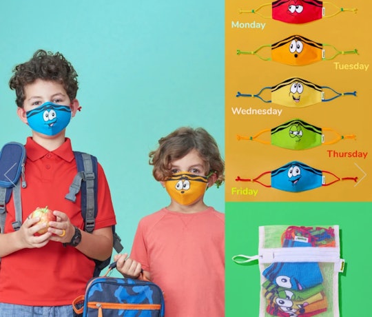 Crayola has come out with a comprehensive new school mask pack for kids and adults.