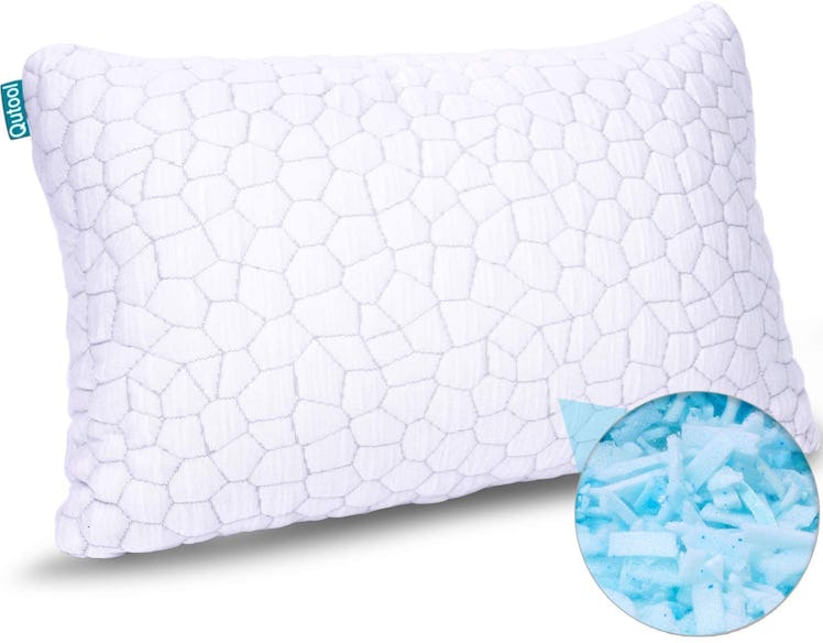Qutool Memory Foam Pillows For Sleeping Cooling Bamboo
