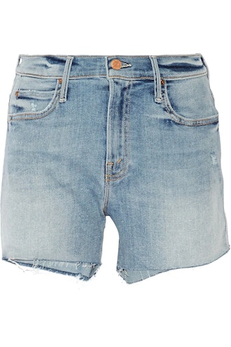 Rascal frayed denim shorts