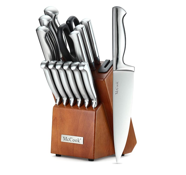 McCook Wood Block Knife Set (14 Pieces)