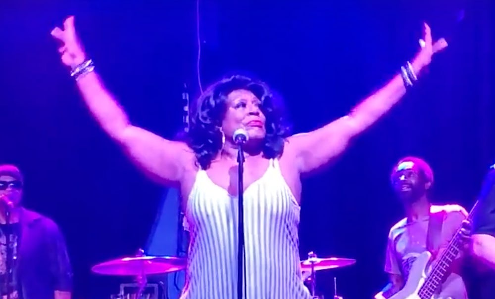 Anita White, known as Lady A, performing onstage