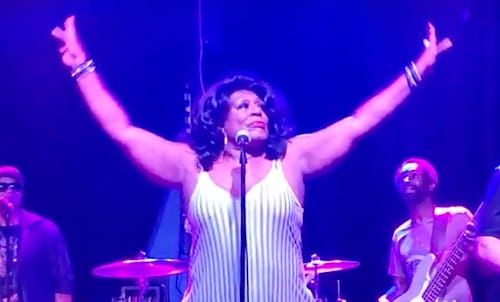 Anita White, known as Lady A, performing onstage