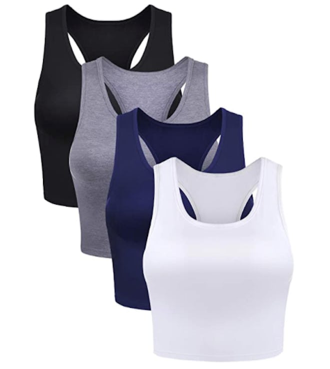 Boao Crop Tank Tops (4-Pack) 