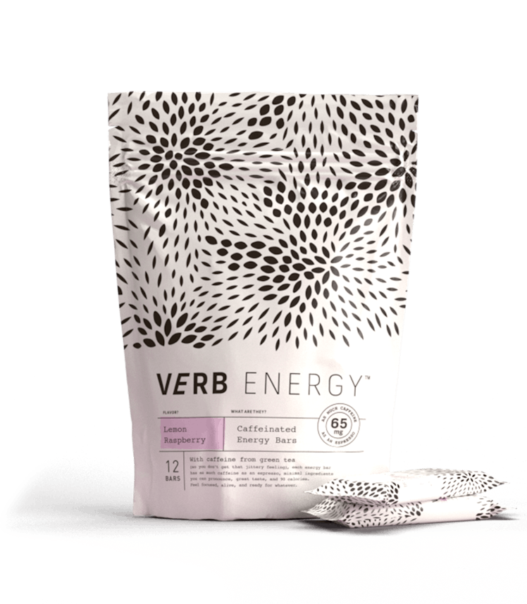 Verb Energy Lemon Raspberry Bars