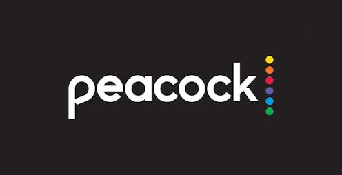 The logo for NBC's new streaming service Peacock, via the NBC press site.