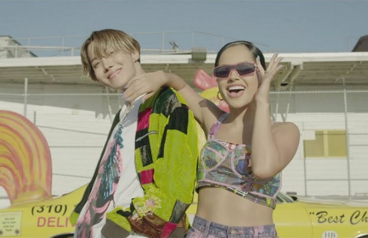 Becky G & J-Hope's "Chicken Noodle Soup" music video