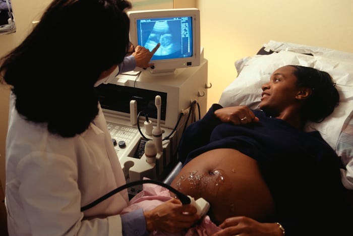 pregnant woman having an ultrasound