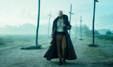 Gustaf Skarsgård as Merlin In 'Cursed'