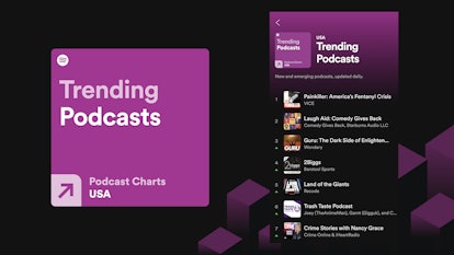 Here's where to find Spotify's new Top Podcasts charts to discover trending and popular shows.