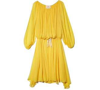 BY.BONNIE YOUNG Short Yellow Drawstring Dress