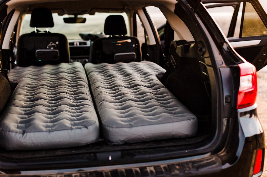 Luno's custom air mattresses turn almost any car into a bed on wheels