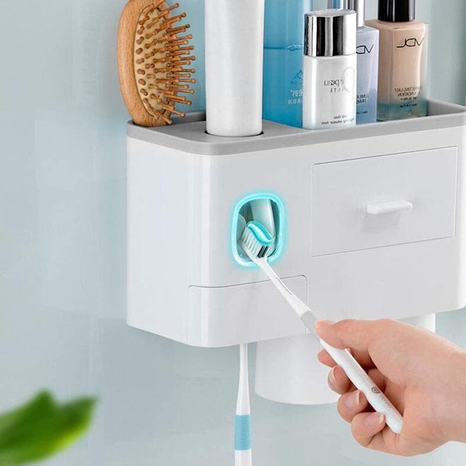 Wekity Wall-Mounted Toothbrush Holder