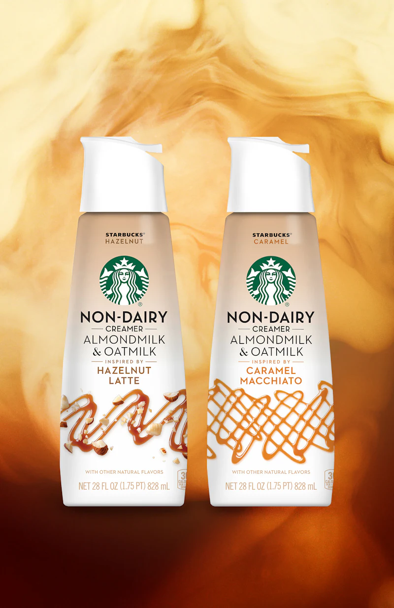 Starbucks Launches 2 DairyFree Creamers