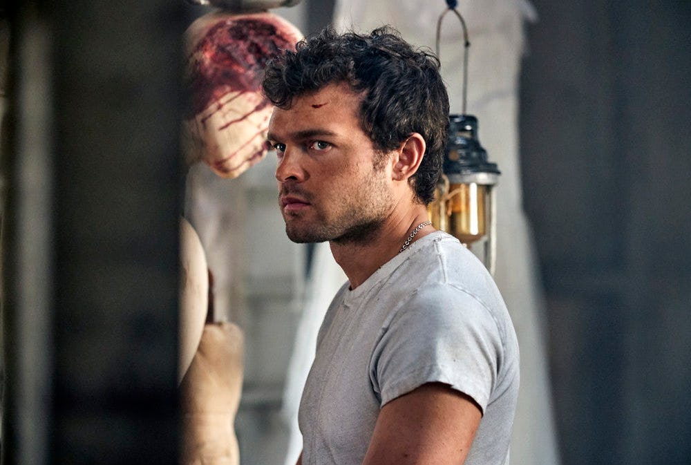 Alden Ehrenreich as John the Savage in 'Brave New World'